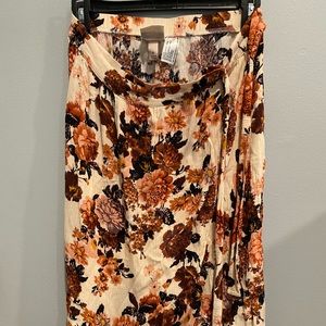 Knox rose wrap skirt
